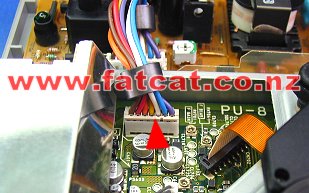 Removal of Power cable