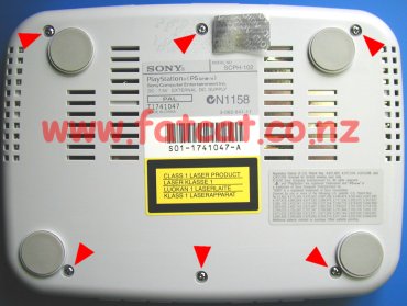 SCPh 102 screw location in bottom case