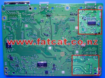 Mainboard - Modchip and CCM Install Locations